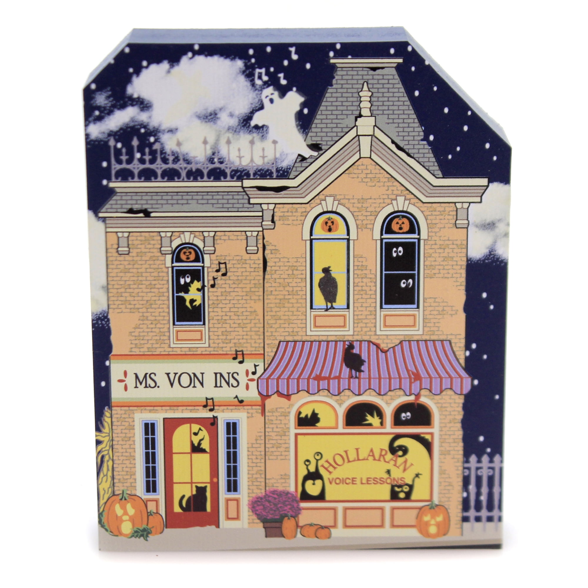 Cats Meow Village HOLLARAN VOICE LESSONS Wood Halloween 19631 Walmart