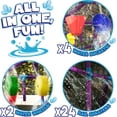 thumbnail image 4 of Outdoor Water Play for Kids, Backyard Waterpark Sprinkler Summer Toy, Fun Outside Play Structure for Kids with Sprinkler, Water Buckets and Splash Wheels, Family Backyard Waterpark, 4 of 7