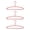Pink, variant on TerraVbie Multi-Hole Rotating Hanger Blue Plastic Multi-Functional Thickened 11-Hole 3 Pack for Closet Space Saving Organization