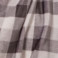 thumbnail image 5 of Cuddl Duds Oversized Throw Blanket with a Sherpa Foot Pocket, 50" x 70", Gray and White Buffalo Plaid, 5 of 6
