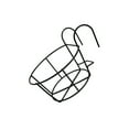 thumbnail image 1 of fastboy 5 Pieces Iron Railing Flower Rack Place Hanging Basket Round Rail Shelf Holder for Garden Fence Indoor Outdoor Black, 1 of 6