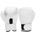 thumbnail image 2 of Guantes De Boxeo, Protección De Amortiguadores Resistentes Al Desgaste Guantes De Entrenamiento De Boxeo Aprendimiento De Cuero Transpirable Para Ejercicio Para Hacer Ejercicio, 2 of 7