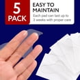 thumbnail image 5 of Luniquz 5 Pack Nasal Pads for CPAP Mask - CPAP Nose Pads - CPAP Supplies for CPAP Machine - Sleep Apnea Mask Comfort Pad - Custom Design & Can Be Trimmed to Size - CPAP Cushions for Most Masks, 5 of 6