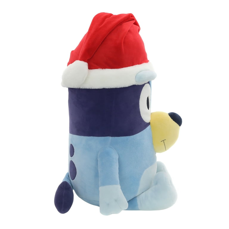 2ft Bluey, Jumbo Plush with Santa Hat - Walmart.com