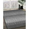 thumbnail image 2 of Ahgly Company Indoor Square Patterned Gray Dolphin Gray Area Rugs, 3' Square, 2 of 6