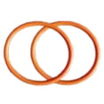 thumbnail image 4 of 2 rodilleras con correa para rótula, protección para la rodilla y estabilizador resistente. Naranja, 4 of 9
