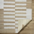 thumbnail image 4 of Hauteloom Soren Jute Living Room, Bedroom Area Rug - Traditional, Transitional - Light Silver, Tan, Ash - 18" Sample, 4 of 6