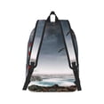 thumbnail image 5 of Sigee 3d Lighthouse in the Surf for Canvas Large Capacity Laptop Backpack for Men and Women, Travel Backpack, 5 of 8