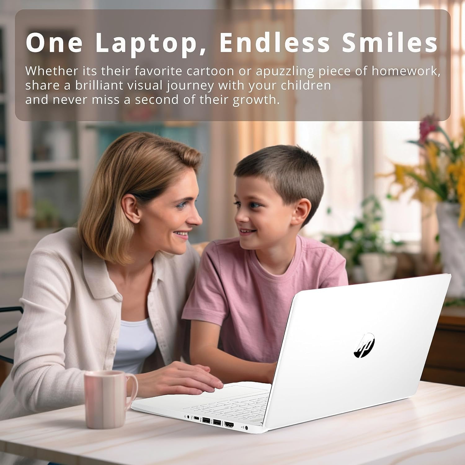 HP Premium 14" Stream HD Laptop, Intel Celeron N4120 Processor, 4GB RAM, 64GB eMMC, Webcam, Intel UHD Graphics, 1 Year Office, Bluetooth, WiFi, HDMI, Windows 11 S, 32GB Hotface USB Card