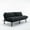 Black, variant on Noble House 70.8" Convertible Folding Twin Size Sofa Bed, Modern Couch with Adjustable Arm & Backrest, Black