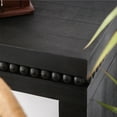 thumbnail image 5 of Resenkos 64in Rustic Wood Console Table – Elegant Entryway Table with Decorative Beaded Trim, Antique Black, 5 of 9