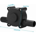 thumbnail image 6 of Drill Pump, Mini Portable Hand Drill Powered Water Pump, Self-Priming Transfer Pumps Quick Pumping Speed for Most Electric Drill, Suitable for Garden Home Transfer Oil Fluid, 6 of 8