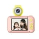 thumbnail image 2 of Cámara digital para niños, videocámara digital con lente reversible, 1080P, 2,4 pulgadas, HD, juguetes electrónicos de cumpleaños, regalos para niños pequeños de 3 a 10 años, niños y niñas, fotos digi, 2 of 9