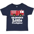 thumbnail image 3 of Inktastic Grandpa Little Firefighter Boys Fire Truck Boys Toddler T-Shirt, 3 of 5