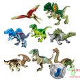 thumbnail image 3 of Bloques de construcción de dinosaurios grandes del Jurásico Dino World Park Tyrannosaurus Rex Wyvern para niños, regalos de Navidad, juguetes de ladrillos para niños, 3 of 5