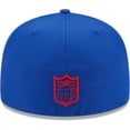 thumbnail image 4 of Men's New Era Royal Buffalo Bills  Main 59FIFTY Fitted Hat, 4 of 6
