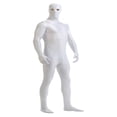 thumbnail image 2 of Traje De Zentai Spandex Segunda Piel Ojos Abiertos Mono De Fiesta De Halloween blanco Sunnimix Spandex Body, 2 of 5
