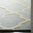 thumbnail image 3 of SAFAVIEH Cambridge Liam Geometric Wool Runner Rug, Light Blue/Ivory, 2'6" x 14', 3 of 7