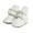 White, variant on ZACPNCV Newborn Baby Cotton Booties Non-Slip Sole for Toddler Boys Girls Infant Winter Warm Fleece Cozy Socks Shoes Gray