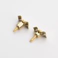 thumbnail image 2 of LOOKSEVEN Guitar String Retainers Guides with Screws, ST Style Electric Guitar String Trees-gold, 2 of 4