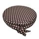 thumbnail image 1 of Cojín de asiento para silla alta para niños pequeños, seguro y ajustable café, 1 of 7