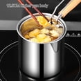 thumbnail image 3 of Homelife Stainless Steel Deep Fryer Pot with Basket Lid Deep Oil Fryer Pan Multi-Purpose Mini Fryer Pan for Fries Chicken Fish Shrimp Bacon, 3 of 13