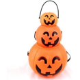 thumbnail image 5 of Cubos de calabaza portátiles para Halloween, linterna con luces LED, soportes para dulces de calabaza, bolsas para trucos o golosinas para niños, suministros para regalos de fiesta de Halloween,, 5 of 5