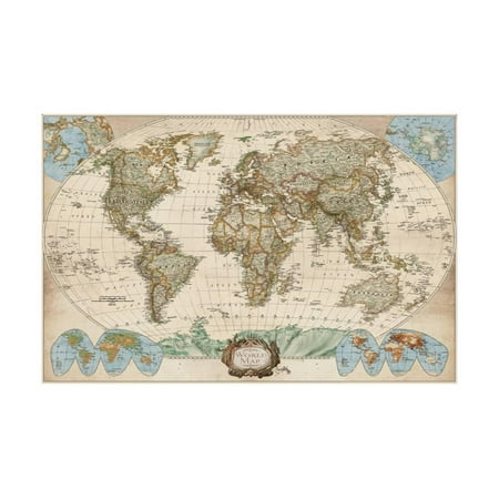 - Educational World Map Antique Print Wall Art By Elizabeth Medley