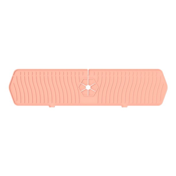 Tapón Drenaje Absorbente para Grifo Silicona Protector Contra Salpicaduras Colector (rosa)