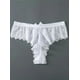 thumbnail image 4 of Tanga de encaje con lazo, bragas transparentes de cintura baja y elasticidad media, lencería y ropa interior femenina, 4 of 5
