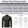 thumbnail image 3 of Men's T-Shirts Crew Neck Thermal Undershirts Plain Long Sleeve Basic Solid T Shirt Fashion Versatile Pullover Tshirt, 3 of 5