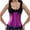 Purple, variant on Waist Trainer for Women Lower Belly Fat Fashion Women's Plus Size Boned Corsets Shapewear Outfit Solid Sexy Underwear Shapewear Strapless Shapewear for Women on Clearance