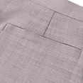 thumbnail image 6 of Sevevn Men's 2 Piece Linen Blend Suit Set Notch Lapel Single Button Blazer and Slim Dress Pants Casual Summer Business Outfit Brown XL, 6 of 9