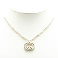 thumbnail image 4 of Pre-Owned Gucci Interlocking G Chain Pendant Necklace in SV925 Silver for Women, 4 of 4