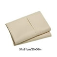 thumbnail image 6 of AuroraX Pillow Cases 2 pack Breathable 20x35 Inch Beige Pillow Cover Smooth Zip Closure Soft Microfiber Brushed Solid Improving Sleep, 6 of 6