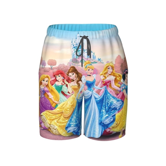 Princes Swim Trunks For Boys Beach Short With Drawstring Swimsuit Pants