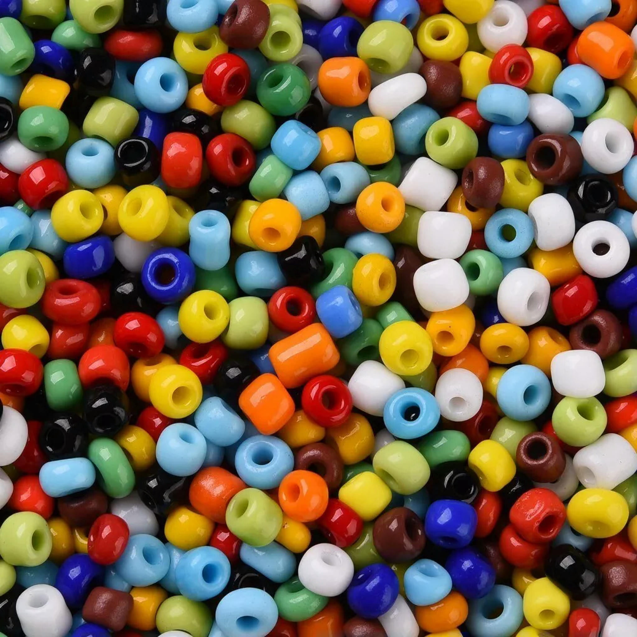 U8MO 10000 Assorted Glass Seed Beads 12/0 3mm Wholesale Beads BULK 1 Pound Mixed Set