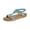 Light Blue, variant on pwidon Women's Wedge Sandals Elastic Ankle Strap Open Toe Boho Slip On Orthopedic Arch Support Rhinestone Gemstone Casual Beach Walking Sandals Black 5.5