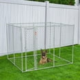 thumbnail image 5 of Lucky Dog 10 x 10 Ft. Heavy Duty Outdoor Chain Link Dog Kennel Enclosure w/ Door, 5 of 12