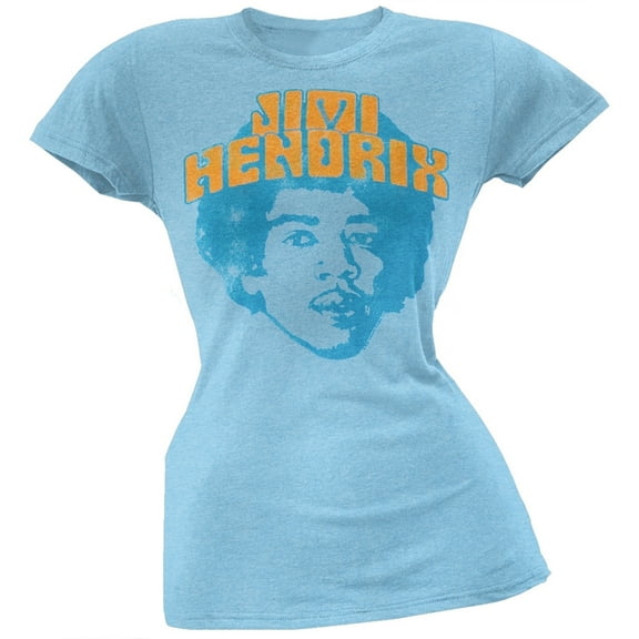 Jimi Hendrix Women's Juniors Heads Short Sleeve T Shirt