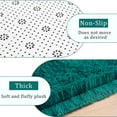 thumbnail image 5 of Softlife Super Soft Rug For Living Room Fluffy Rugs For Dorm Room Cute Plush carpet For Bedroom,6' x 9',Dark Green, 5 of 7
