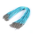 thumbnail image 1 of Cordón de cuero Naiovety 30 Piezas para collar y pulseras Azul lago 2mm, 1 of 6
