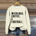 thumbnail image 3 of Women Sweatshirts Sweat Shirts Women Long Sleeve Pullover Sweatshirt Yellow Womens Sweatshirt Fall Clothes for Women Fashion, 3 of 4