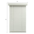 thumbnail image 7 of Cordless 2" Faux Wood Blinds, Venetian Horizontal Blinds Window Partial Inside Mount White, 71" W x 72" H, 7 of 7