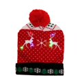 thumbnail image 2 of Tuque de Noël Décontractée en Tricot, Bonnet Chandail pour Intérieur Extérieur Nouvel An double Orignal, 2 of 7