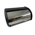 thumbnail image 2 of HBFAGFB Rustic Multipurpose Metal Bread Box with Roll Lid for Kitchen Counter, Coffee Shop, Black, 2 of 5