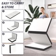 thumbnail image 6 of YRLLENSDAN 3 inch Foldable Mattress CertiPUR-US Certified Memory Foam Mattress Tri Fold Portable Mattress Topper Suitable for RV Travel Camping Guest, Narrow Twin, 6 of 7