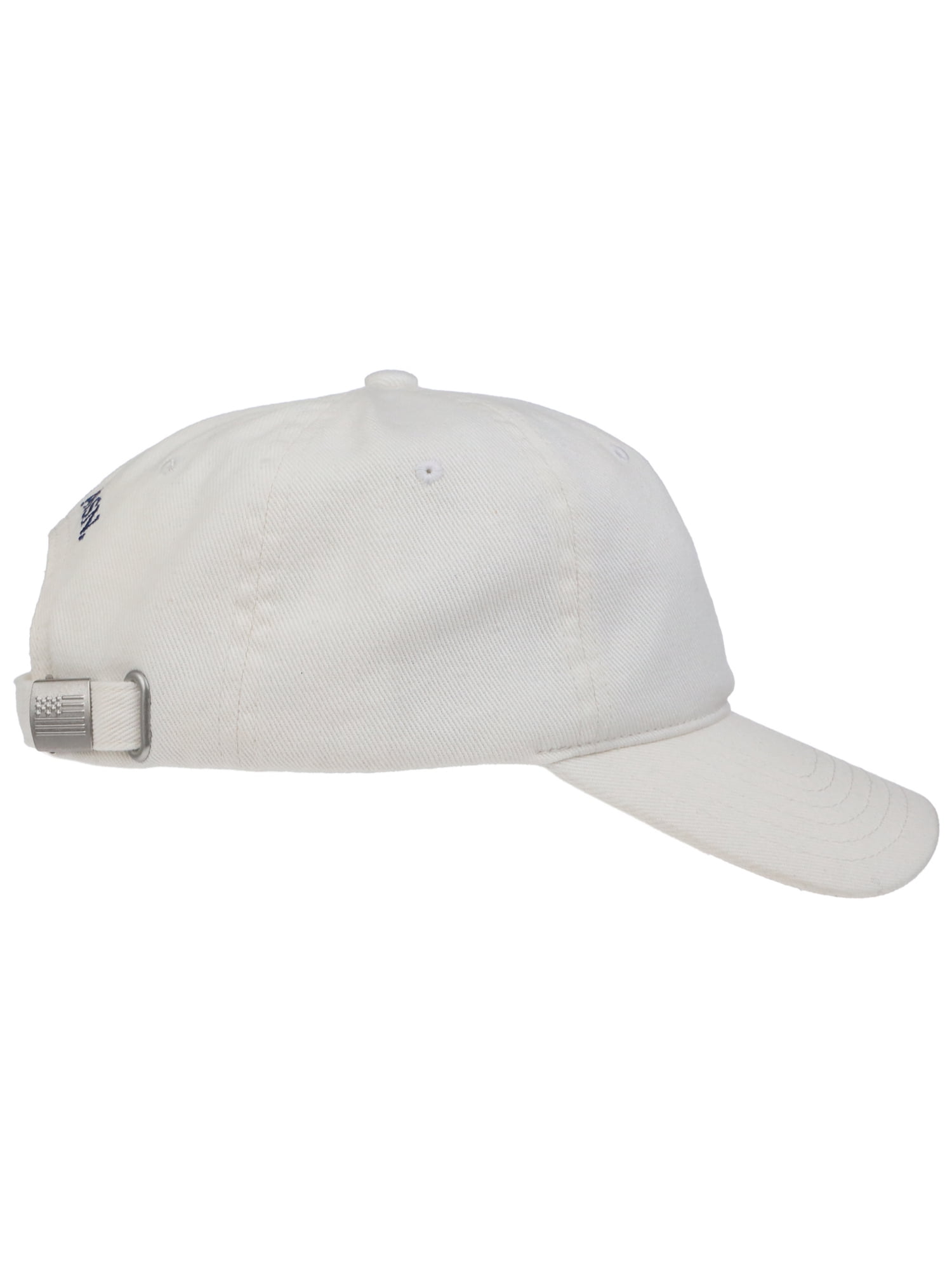 U.S. Polo Assn. Double Horseman Embroidered Dad Hat, White, One Size