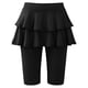 thumbnail image 5 of Pantalones cortos de pijama de color liso para niños, tallas medianas y grandes, con cintura elástica y tejido elástico de poliéster para yoga., 5 of 7