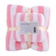 thumbnail image 2 of Juego de toallas de baño de terciopelo para adultos | Toallas de baño y faciales de 2 piezas, suaves y muy absorbentes | Poliéster de secado rápido | Verde, morado, azul, rosa y marrón, 2 of 8